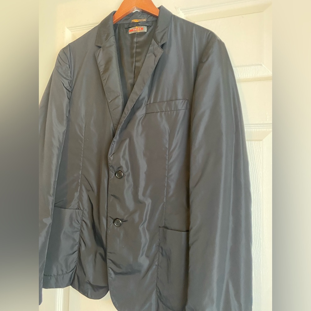 Men Black Prada Sport Jacket